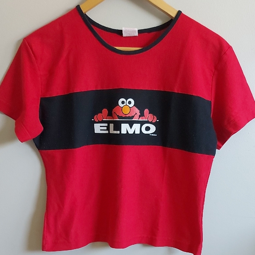 Sesame Street Red and Black T-Shirt